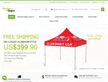 Tablet Screenshot of eastern-signs.com